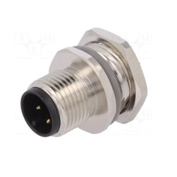 Conector de soldadura macho M12  T4132012041-000