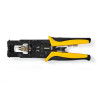 Crimping pliers for BNC, RCA and F compression plugs - RG58, RG59, RG6