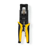 Crimping pliers for BNC, RCA and F compression plugs - RG58, RG59, RG6