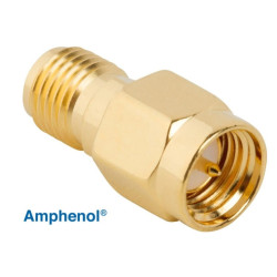 Adaptador SMA macho a SMA hembra - Amphenol 132171