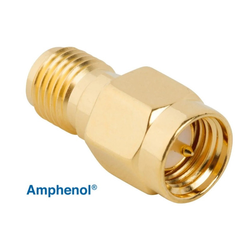 SMA adapter male  to SMA Female - Amphenol 132171