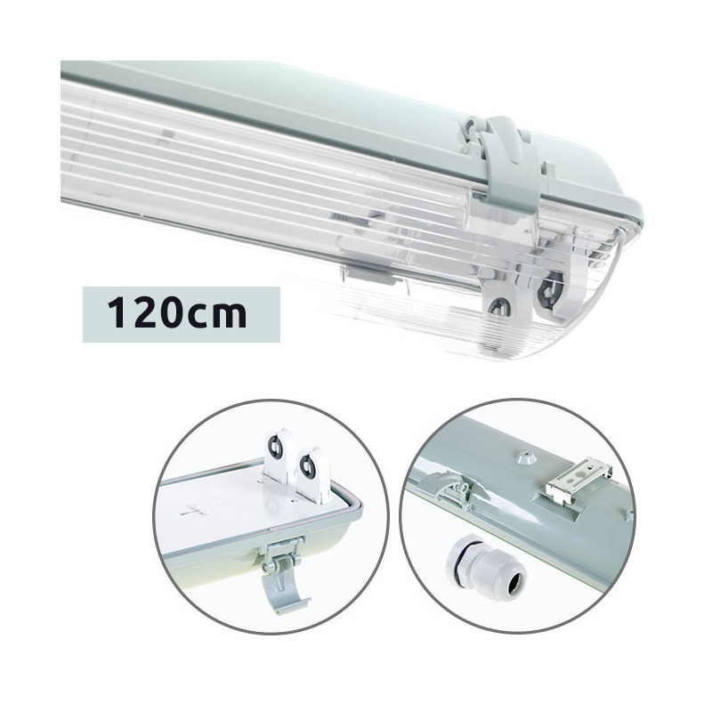 T8 2x 120cm IP65 LED Pipe Armor