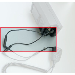 Extensão de microfone e auscultadores para IC-705