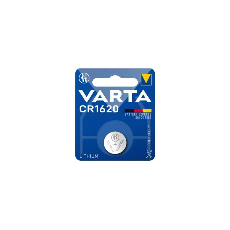 Pilha de lítio CR1620 3.0V 70mAh - Varta