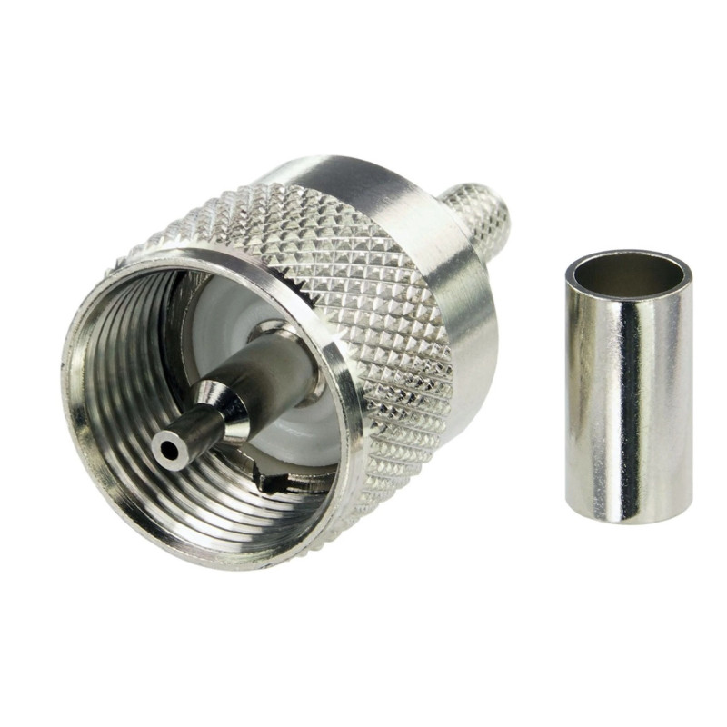 Ficha (PL259) de cravar Ecoflex 5, H155