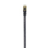 Cable de red plano S/STP CAT7, 2 x RJ45, cobre, 10 Gbps, 5 m, negro