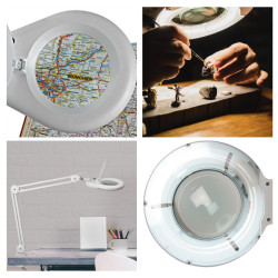 Candeeiro com Lupa 5 Dioptrias 22w