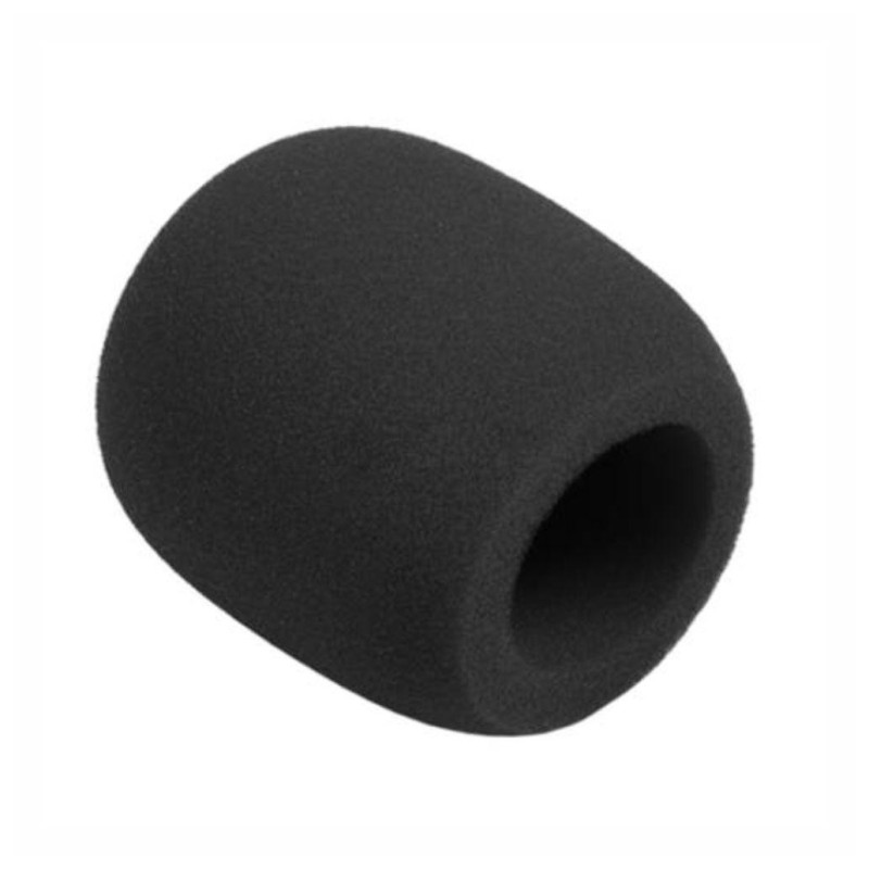 Black Sponge Microphone (big)