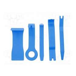 Car radio / trim / moulding removal tool set - 5 pieces - Högert HT8G3