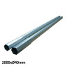 Mástil con casquillo hexagonal 2000xØ40mm
