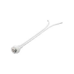 Support for lamp G4 / GX5.3 / GY6.35, ceramic, max 75W, 15cm cable