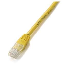 NET cable U / UTP C5E 1.0m Amarillo
