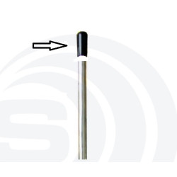 Tampa em borracha para elemento superior de ajuste de frequência para