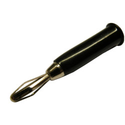 Banana macho de 4 mm negro