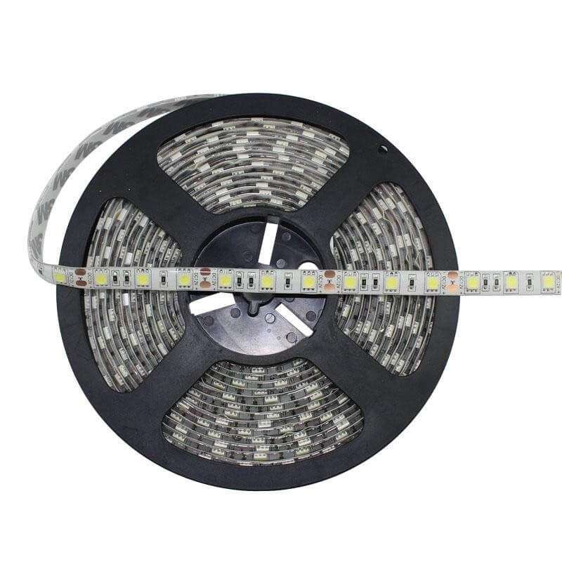 Fita Led 12VDC 4.8W/m (24W) 6400K (branco frio) 300lm/m - IP20 - 5.0m