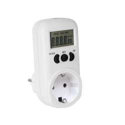 Medidor de consumo de energia e custo 230 V / 16 A tomada SHUKO