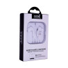 Auriculares Blancos COOL Stereo Con Micro para iPhone - Goma IN-EAR