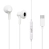 COOL Stereo Type-C Button Earphones with Microphone (Digital) White