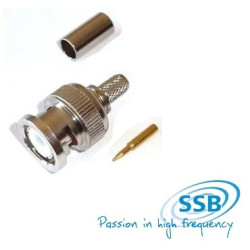 BNC crimp male w / cable Aircell 7