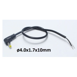 Cable con conector DC hembra ø4.0x1.7x10mm - 0,25m