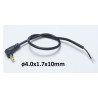 Cable con conector DC hembra ø4.0x1.7x10mm - 0,25m