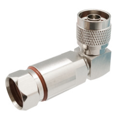 Ficha N 90º  macho  para cabo de 1/2 "