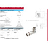 Conector de N 90º macho  para cable de 1/2 "