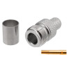 Conector  N de crimpar hembra para cable RG214