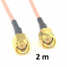 Cable SMA male / male (RG316) - 2.00 m
