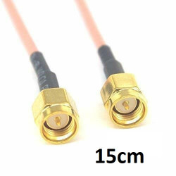 Cable SMA macho / macho (RG316) - 0.15 m