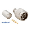 Male N crimp plug for RG-8, 213, 225 cable - AMPHENOL 082-4426-11RFX