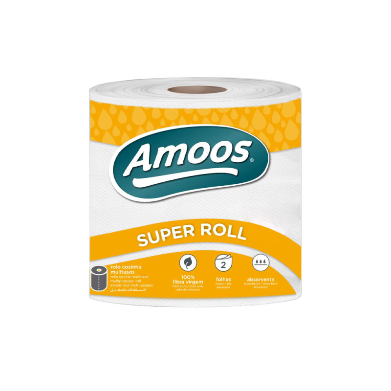 Rollo Multiusos 070mx22cm 19g 2 Hojas Amoos Super Roll 1 unidad