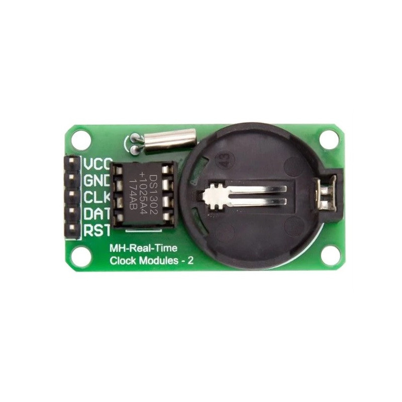 Módulo RTC (relógio de tempo real) DS1302 compatível com Arduino (sem
