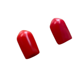 Tampão Protetor para SMA Fêmea - Cor vermelho - Blister de 10 Unidades