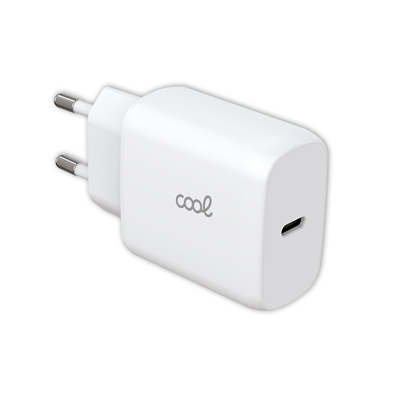 Universal Fast Charger Network Charger (PD) Type-C COOL (25W) White