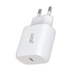 Universal Fast Charger Network Charger (PD) Type-C COOL (25W) White