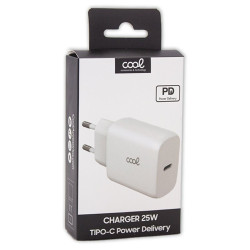 Universal Fast Charger Network Charger (PD) Type-C COOL (25W) White