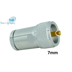 (PL259)  male AIRCELL7 / LMR-240 / RG-8X /ULTRAFLEX 7 / HIGHFLEXX 7