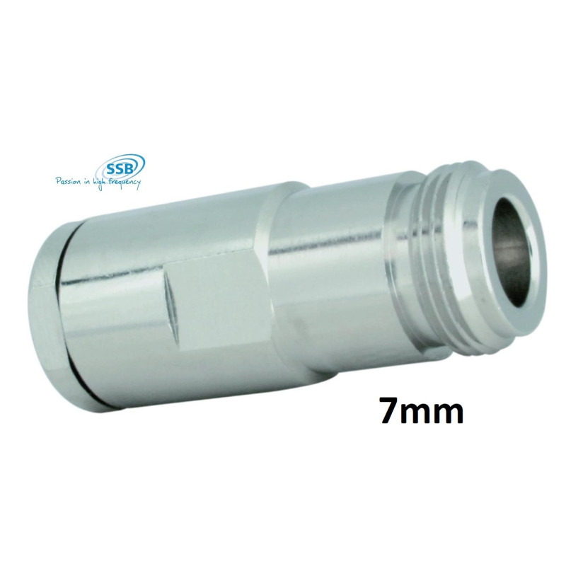 N  female AIRCELL7 / LMR-240 / RG-8X /ULTRAFLEX 7 / HIGHFLEXX 7