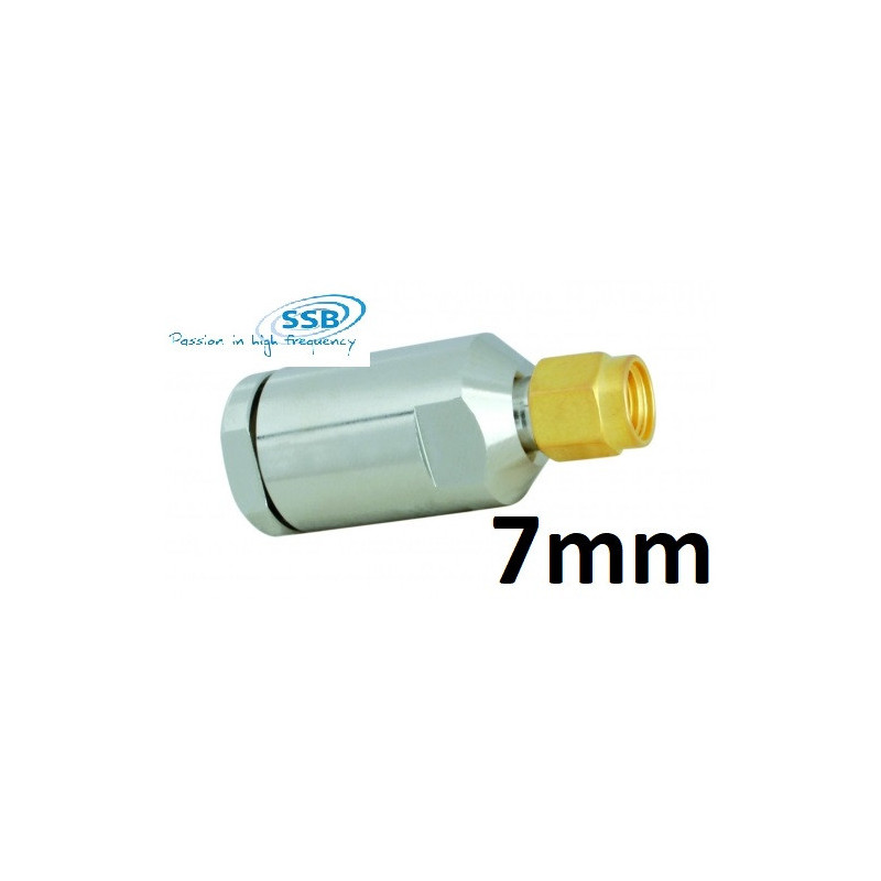 SMA macho AIRCELL7 / LMR-240 / RG-8X /ULTRAFLEX 7 / HIGHFLEXX 7