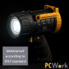 PCW12I LED Handheld Spotlight Floatable IPX7 Waterproof 1590lm