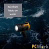 Foco LED portátil PCW12I flotante IPX7 resistente al agua 1590 lm