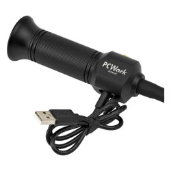 Luz de trabajo de cuello de cisne magnética recargable PCW12F de 400 l