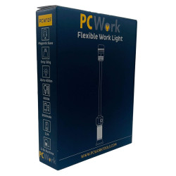Luz de trabalho magnética tipo pescoço de ganso PCW12F recarregável 40