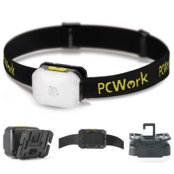 PCW12B Linterna frontal LED XTE recargable