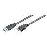 SuperSpeed USB A 3.0 Male Cable - Micro USB-B 3.0 Male 2m