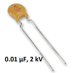 0.01 µF, 2 kV Ceramic capacitor
