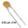 0.01 µF, 2 kV Ceramic capacitor