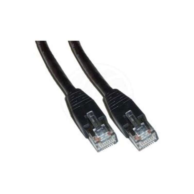 NET cable U / UTP C5E 0.5m negro