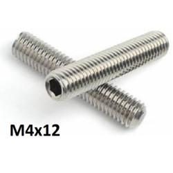 Inner Hexagon Screw M4 X 12 Inox A2 - KIT 5 und.